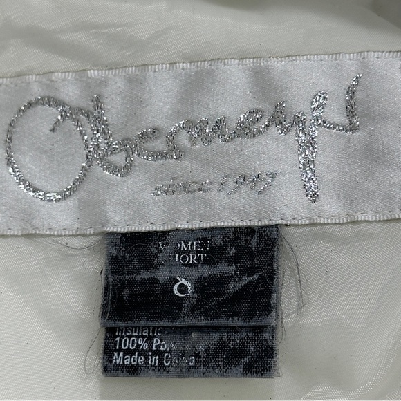 Obermeyer white stirrup ski pants, size 8 short, polyester and nylon - Picture 6 of 14